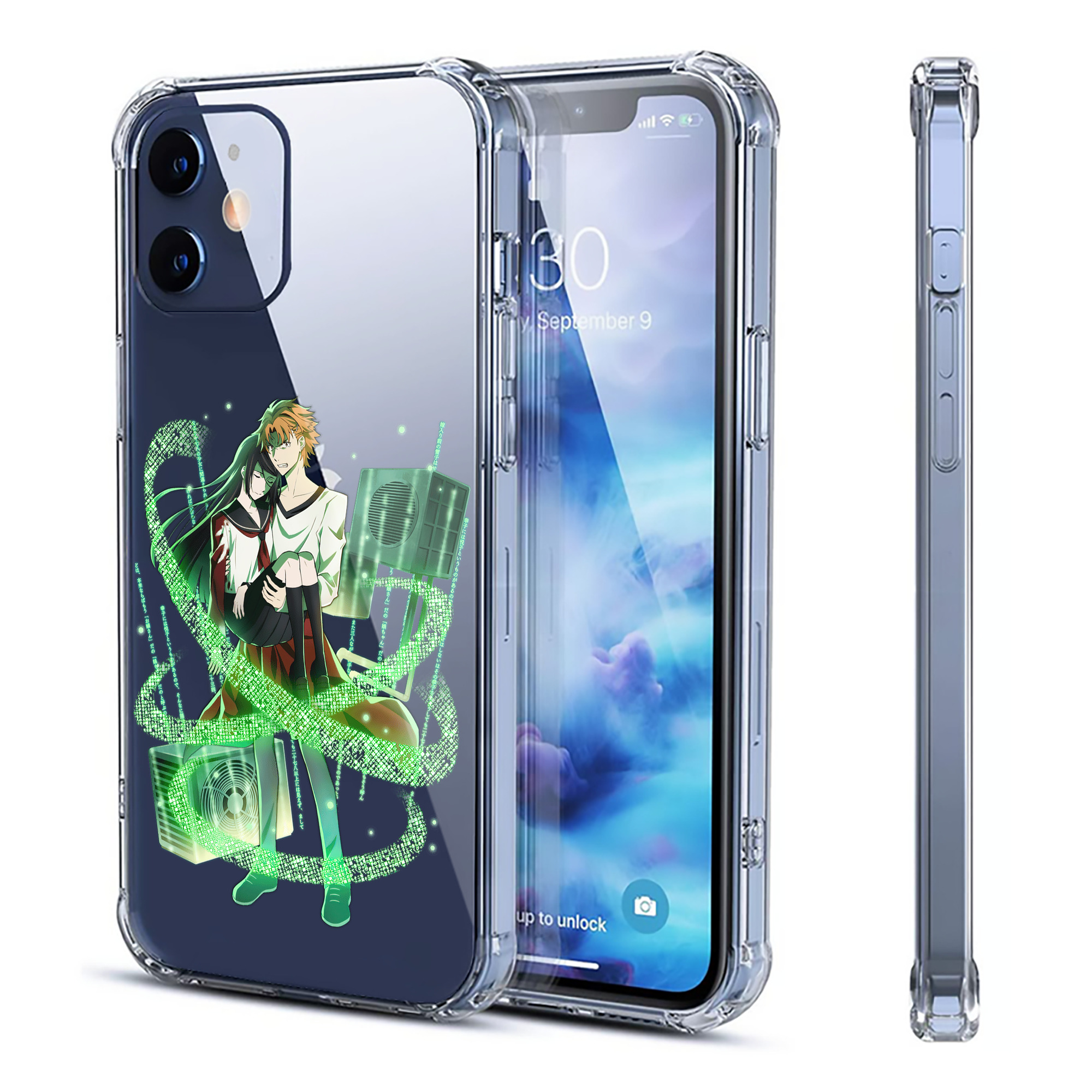 （画像用） 文豪ストレイドッグス Bungo Stray Dogs 【iPhone 12シリーズ対応】透明スマホケース（クリアソフトケース）